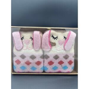 Childrens Reusable Bunny Rabbit Knitted Gel Pack Hand Warmers